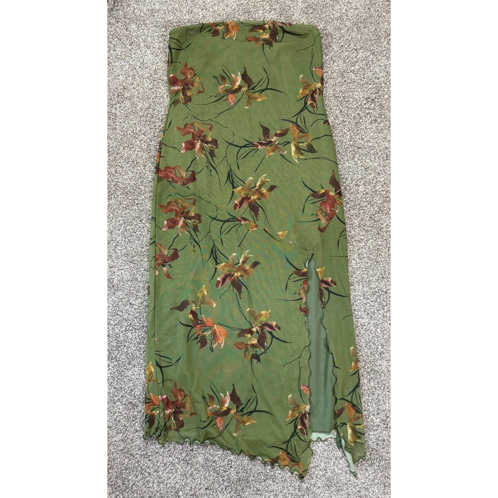 Urban Outfitters Strapless Maxi Dress Womens M Y2K Whimsigoth Forest Fairy